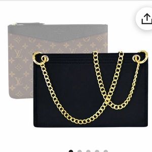Lv daily pouch insert with chain
